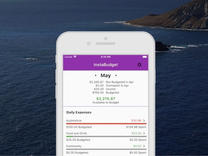 Savings Goal Finance App