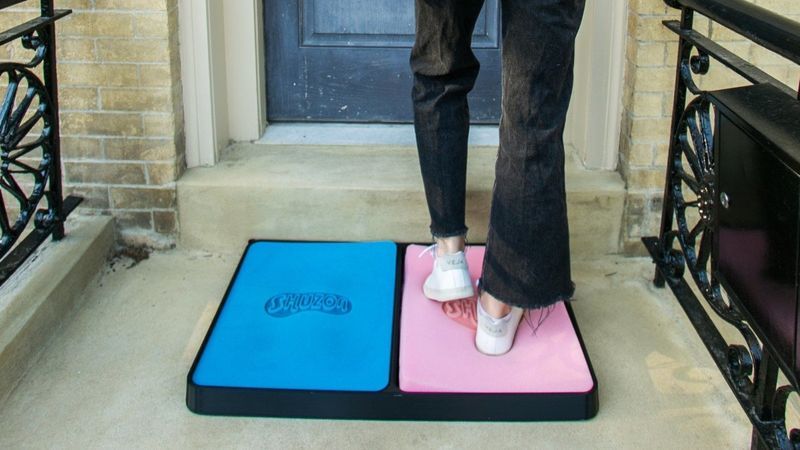 Shoe Sole-Sanitizing Doormats