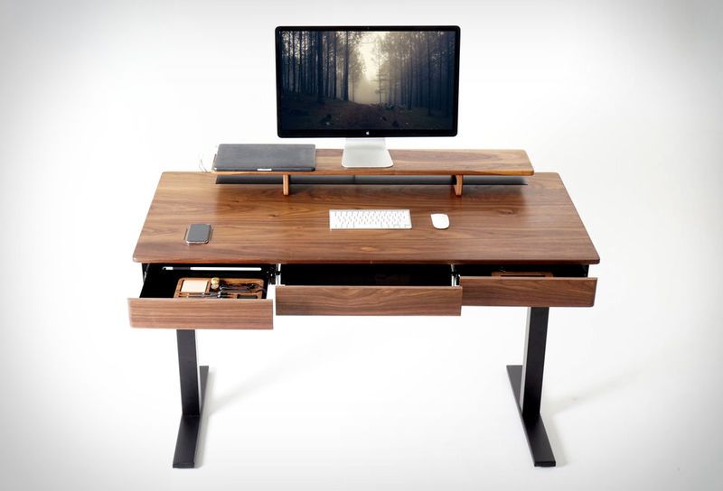 Elegantly Organized Smart Desks