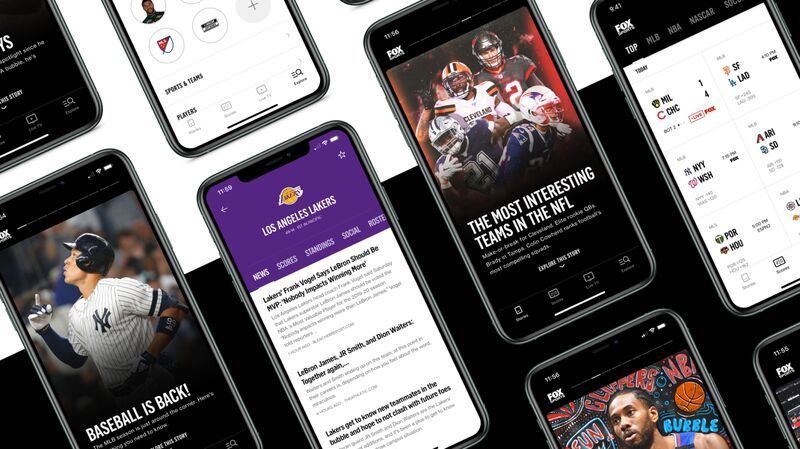 Redesigned Sports Apps