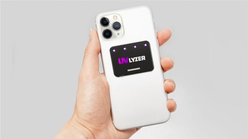 Smartphone-Mounted UV-C Sanitizers