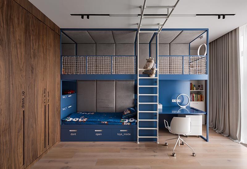 Playful All-in-One Bedroom Units