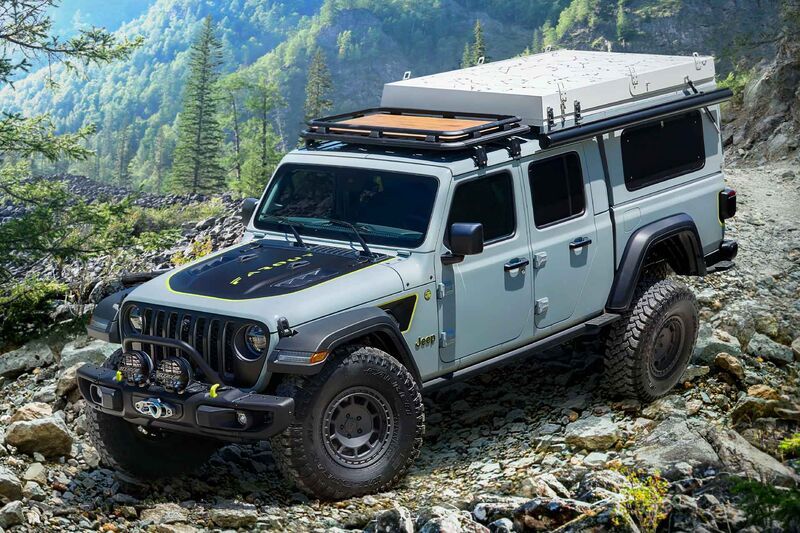 Off-Road Exploration Camper Vehicles : Jeep Gladiator Farout Overlander 