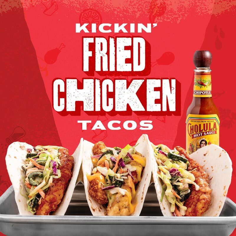 Spicy Fried Chicken Acos