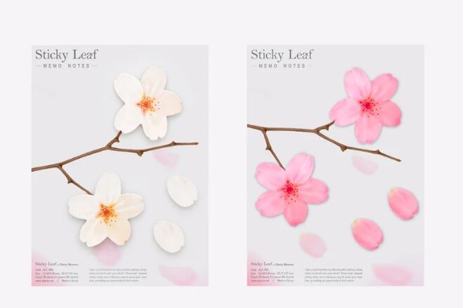 Floral Sticky Notes