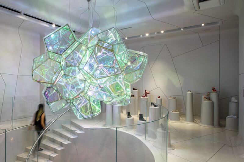 Geodesic Retail Lighting Installations