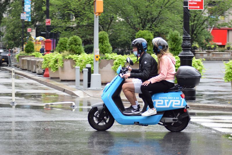 Updated Electric Moped Sharing