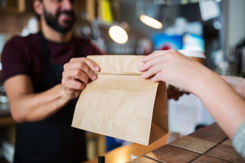 Durable Recycled Wood Takeout Bags