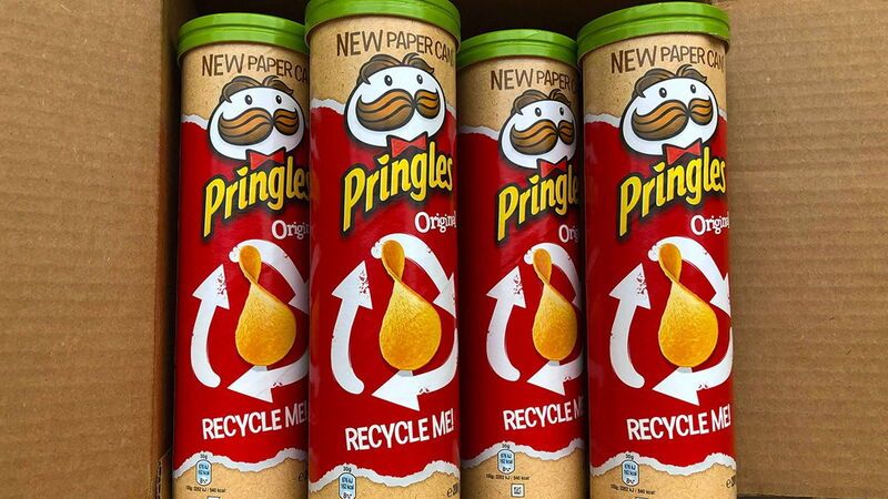 Recyclable Paper Chip Tubes