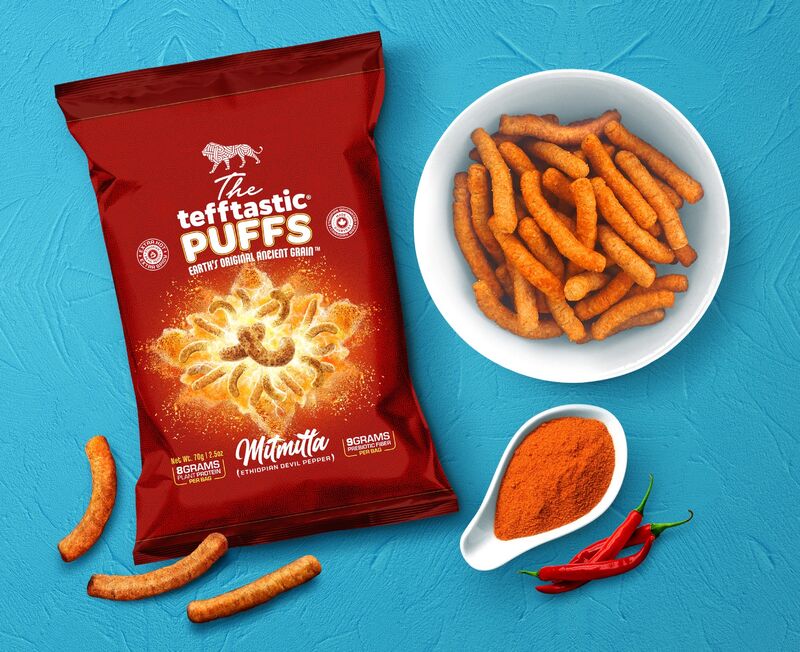 Ancient Grain Puff Snacks