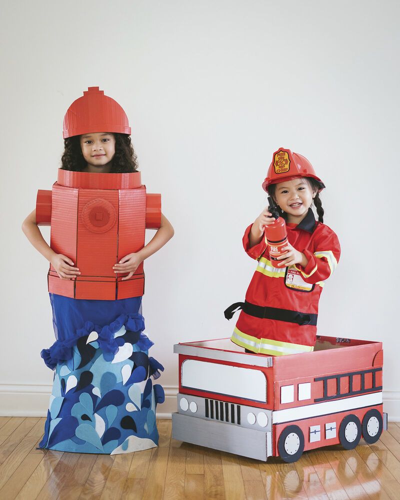 Upcycled Box Costumes