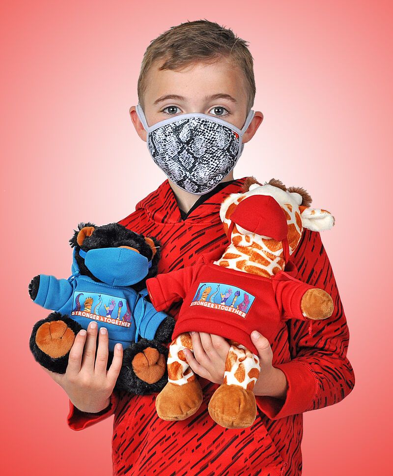 Mask-Wearing Plush Toys