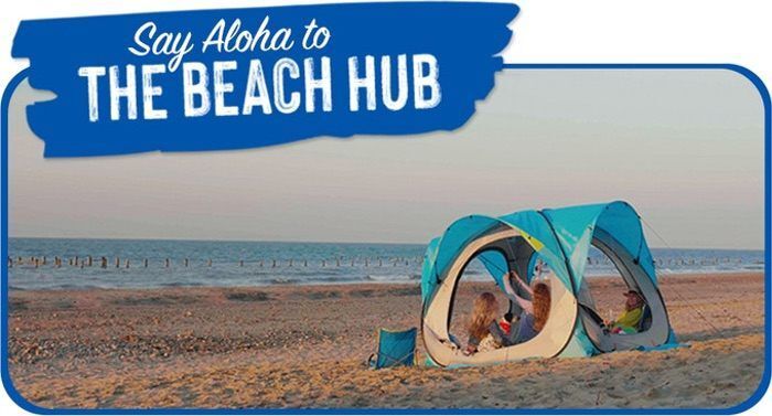 Solar-Powered Beach Shelters