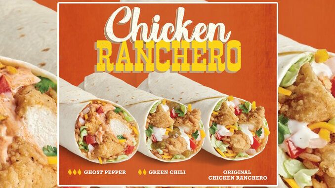 Ranch Dressing-Filled Burritos