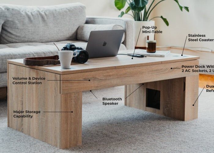 Tech-Equipped WFH Coffee Tables