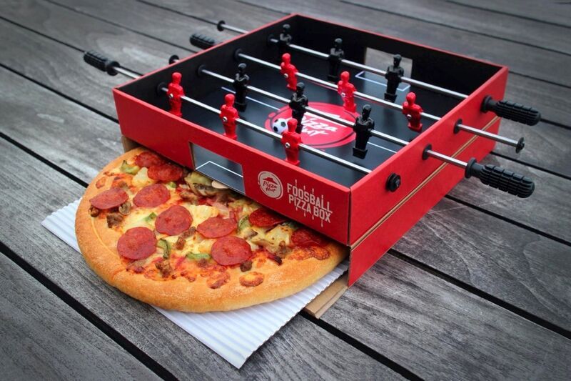 Foosball Pizza Boxes