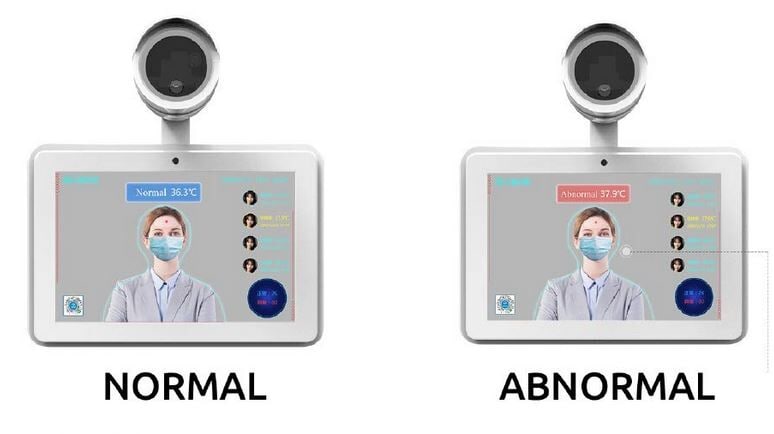 AI Face Detection Thermometers