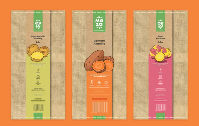 Playful Produce Packaging Designs