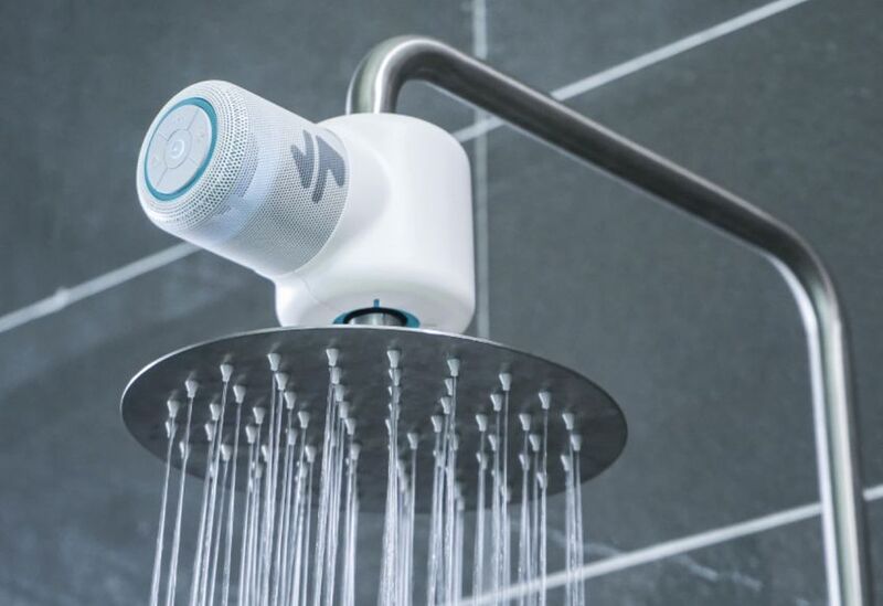 Water-Powered Shower Speakers