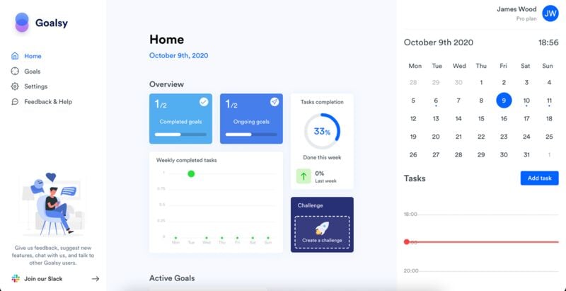 Goal-Oriented Productivity Tools