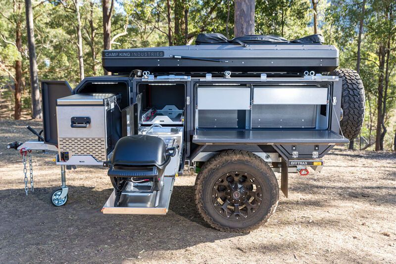 All-in-One Off-Grid Camping Trailer