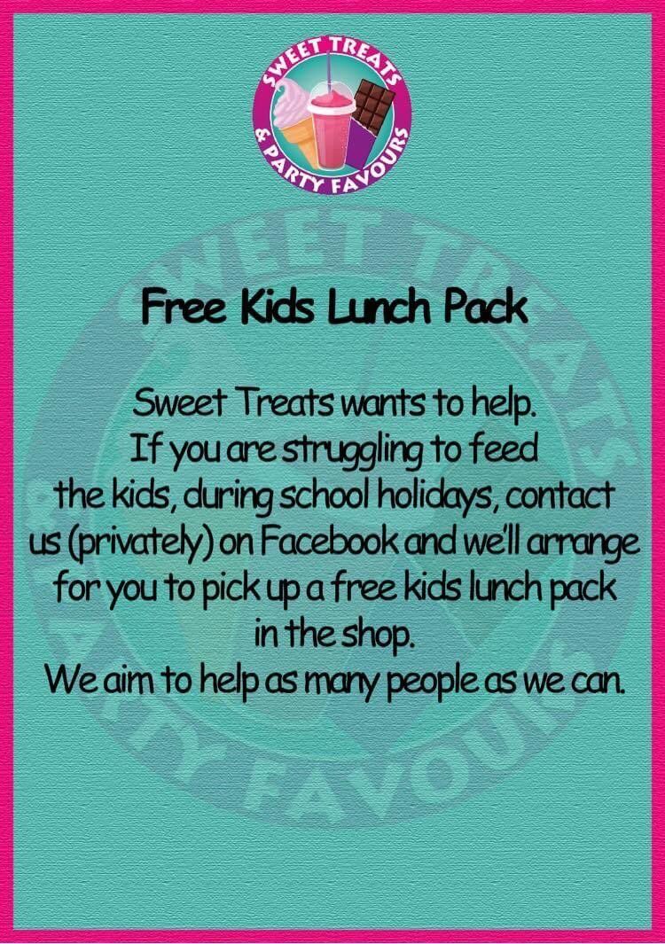 Branded Free Kids Lunches