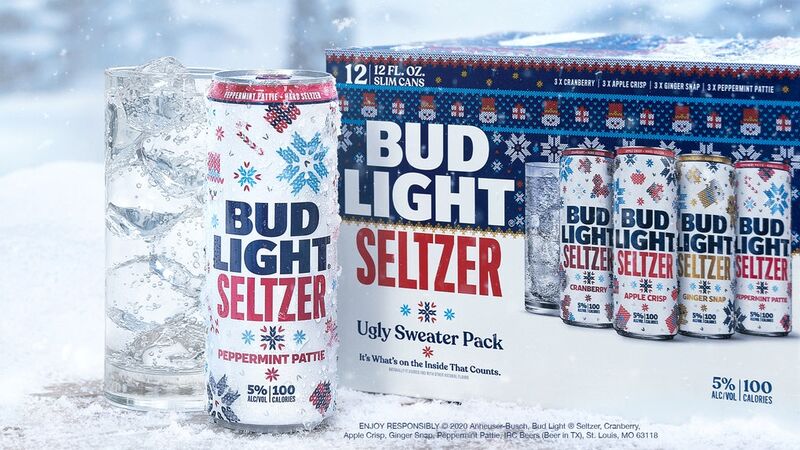 Ugly Sweater-Themed Seltzers