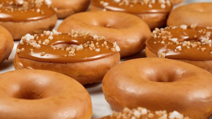 Caramel-Covered Doughnuts