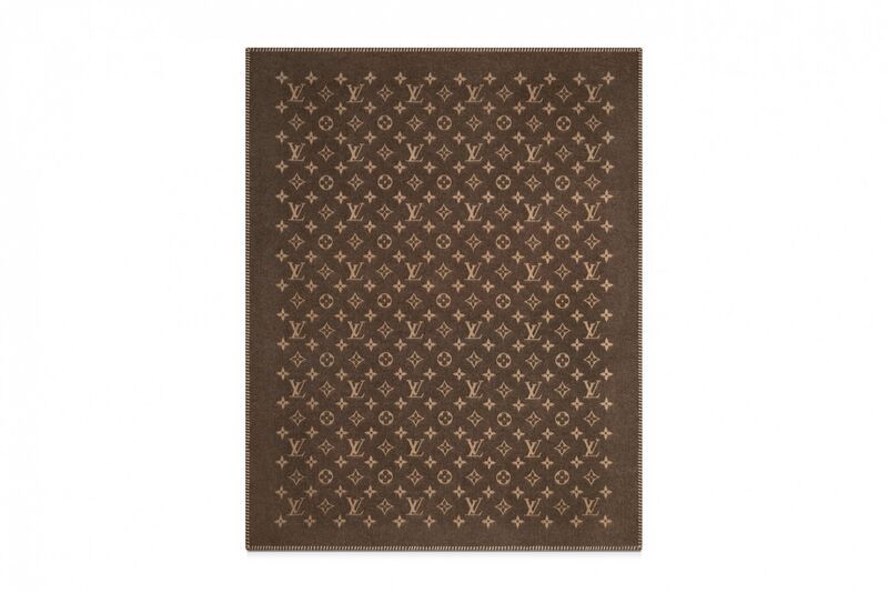 Designer Monogrammed Blankets : Louis Vuitton monogram blanket