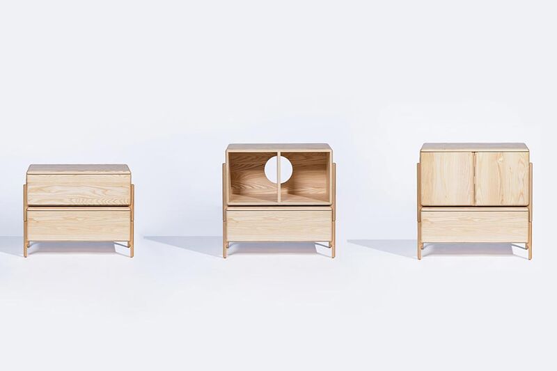 Modular Moon-Inspired Cabinets