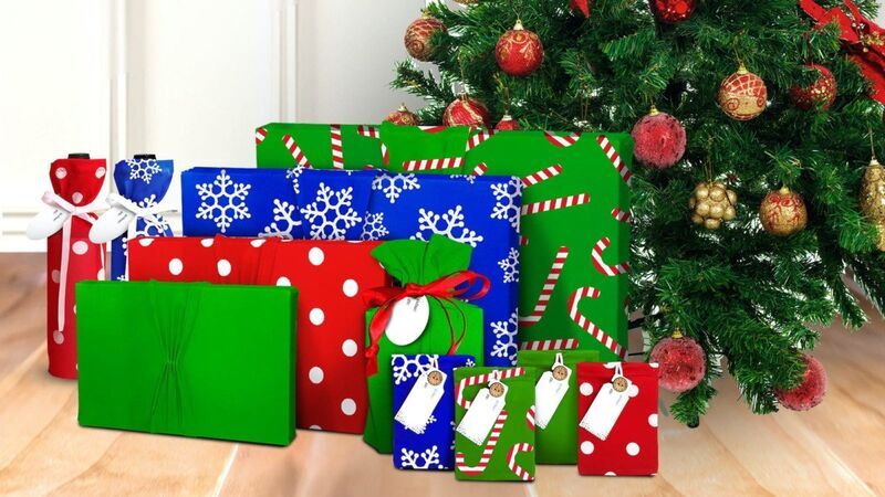 Stretching Reusable Wrapping Paper