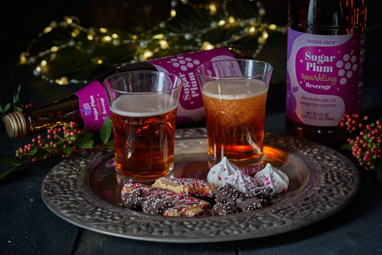 Festive Sugar Plum Beverages