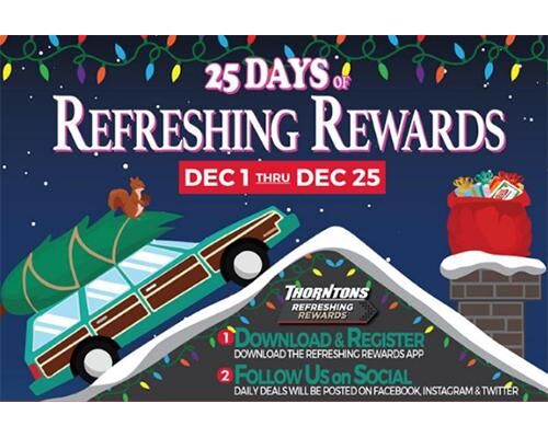 Festive Daily Retail Promotions : 25 Days Of Refreshing Rewards