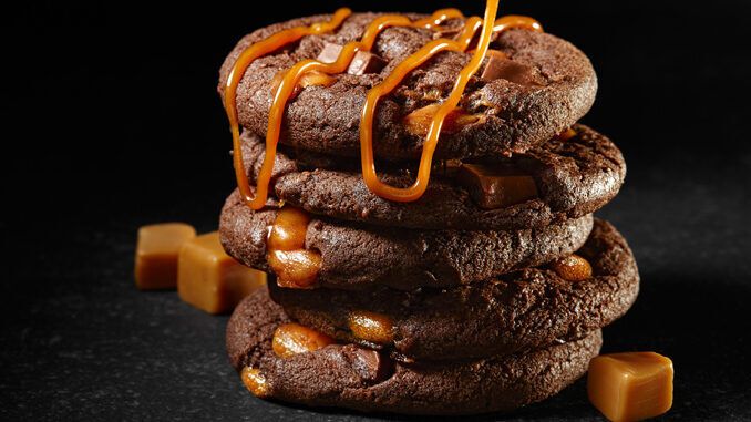 Hybrid Caramel Brownie Cookies
