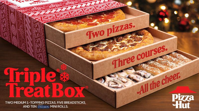Three-Tier Pizza Boxes