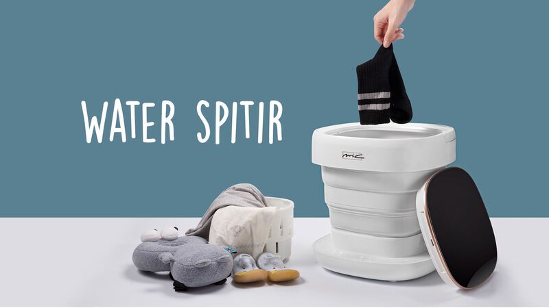 Three-in-One Portable Washers : Water Spitir