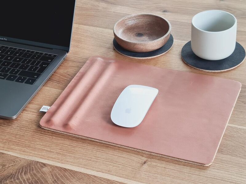 Lux Leather-Made Desktop Accessories