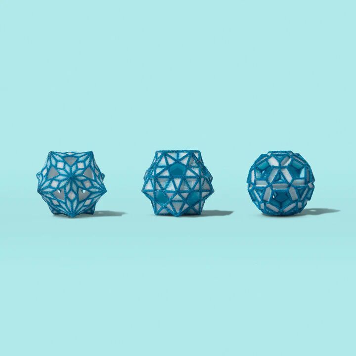 Edible 3D-Printed Ornaments