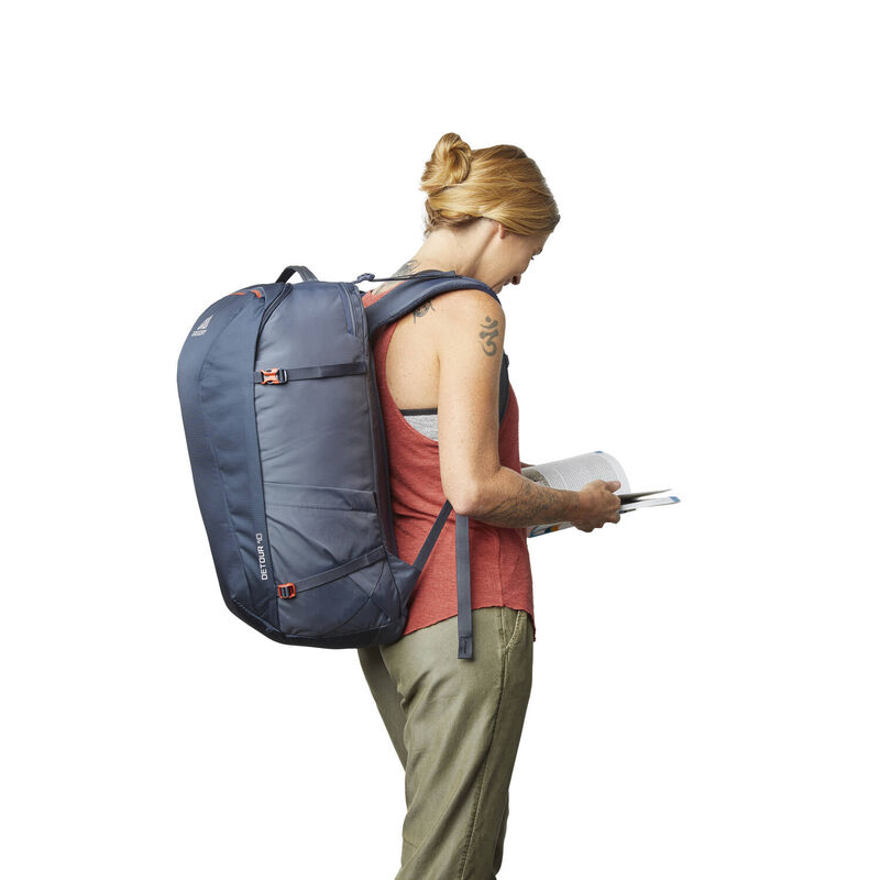 Compact travel outlet backpack