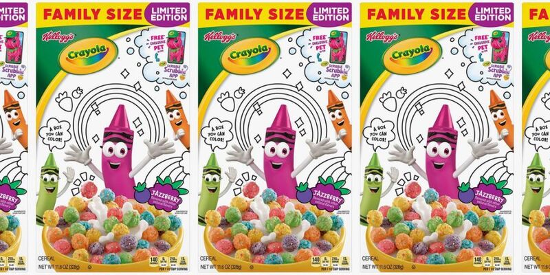 Crayon-Inspired Kids Cereals
