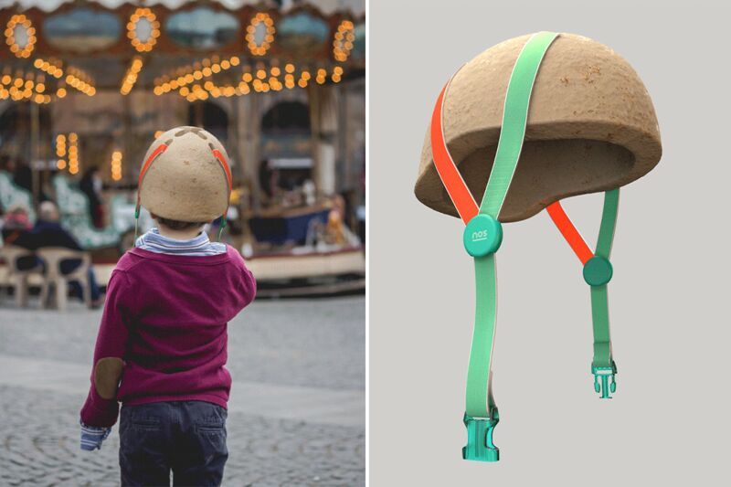 Sustainable Mushroom-Made Helmets