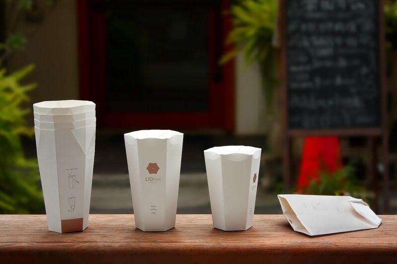 Plastic-Free Origami Coffee Cups