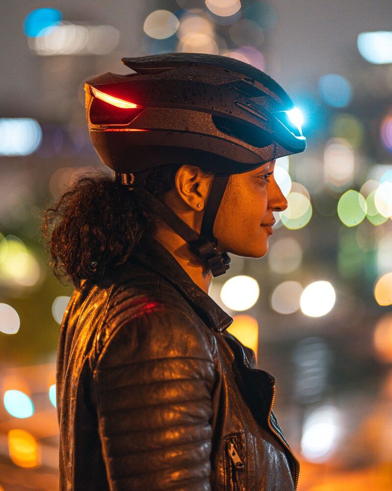 LED-Integrated Weatherproof Bike Helmets