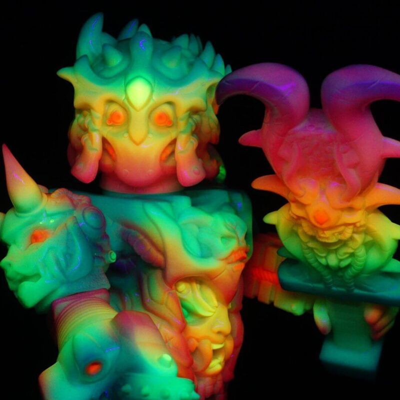 Psychedelic One-Off Vinyl Toys