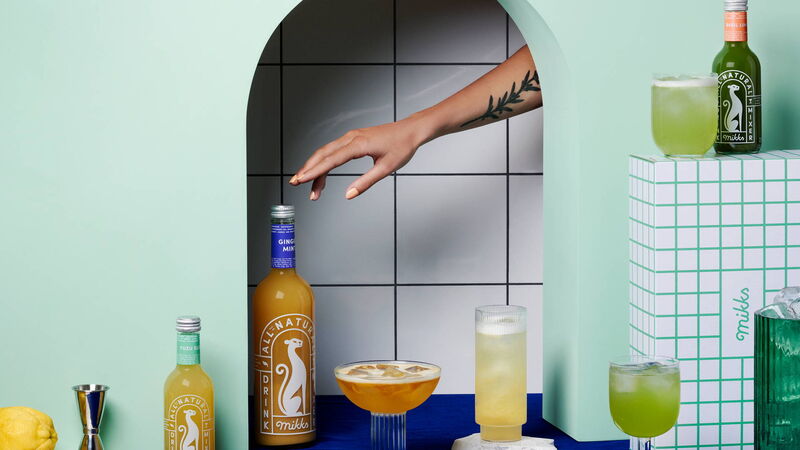 Artisanal Cocktail Mixer Branding