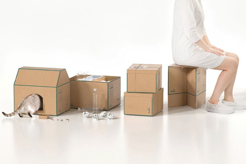 Reusable Cardboard Packaging Designs Main Gallery Image