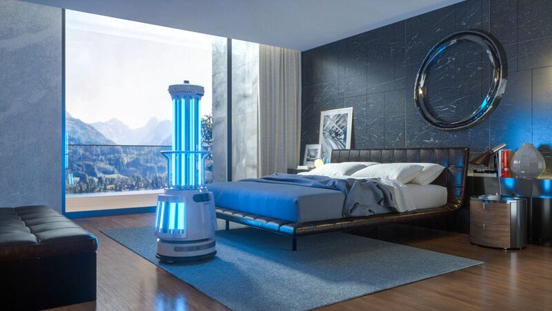 UV Disinfecting Robots