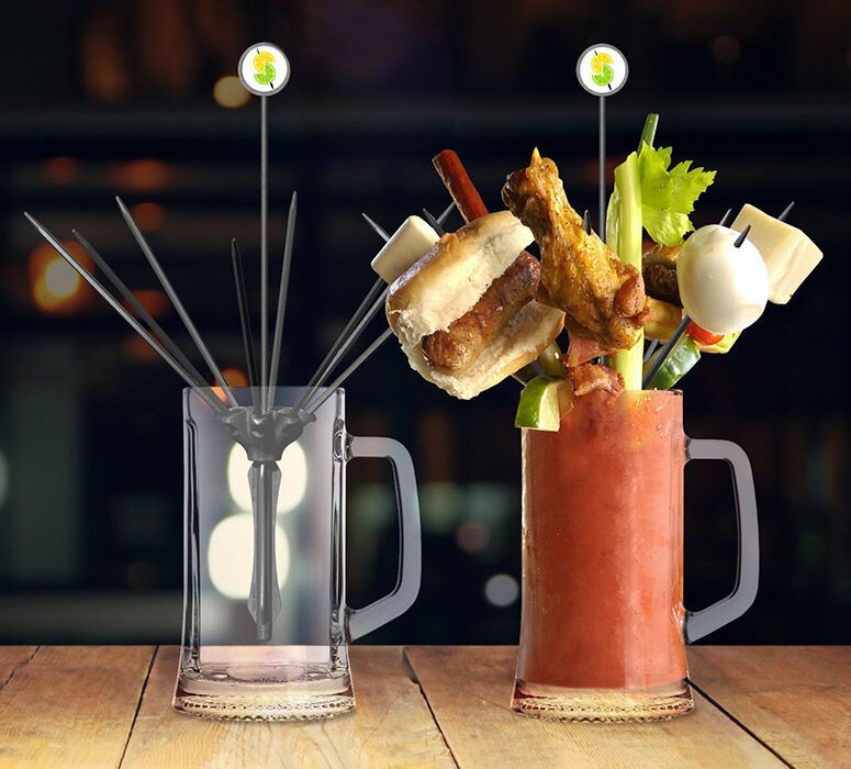 Meal-Holding Cocktail Skewers