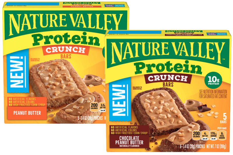 Dual-Textured Protein Bars