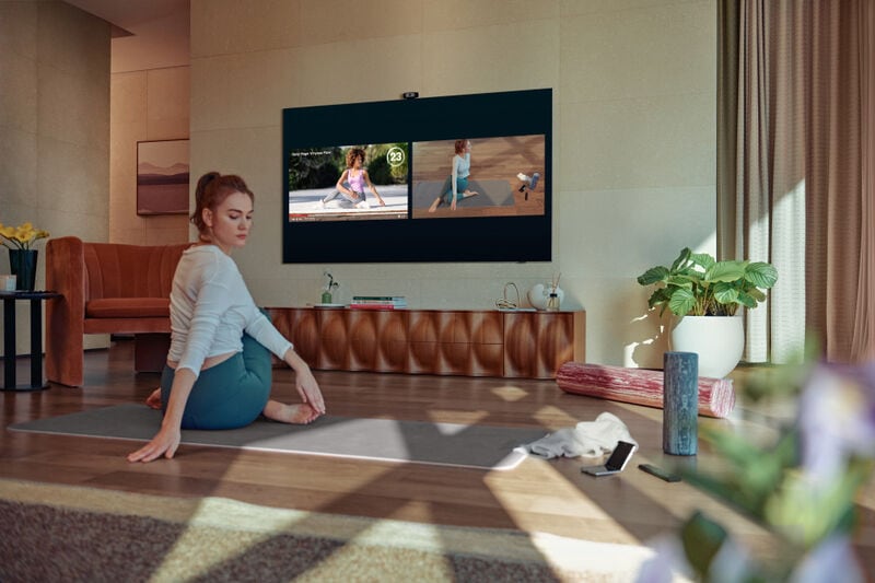 TV-Integrated Workout Assistants